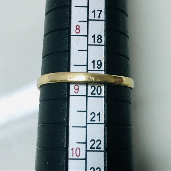 Ruby Solitaire Open Scroll Ring in 10K Gold - Picture 10 of 10